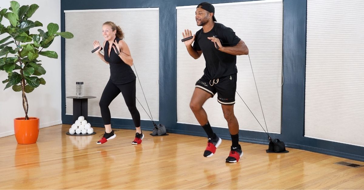 HupSix delivers moderate to vigorous zone-level cardio in 30 minutes while building agility and reaction time—all powered by music that rocks. Ditch the treadmill for the thrill of HupSix.